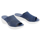 Comfort-Boost Plus-Size Beach Sandals – Hidden Lift, Wide-Fit, All-Day Ease-HighTouch