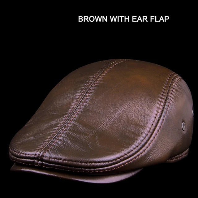 Genuine Cowhide Leather Dad Hat
