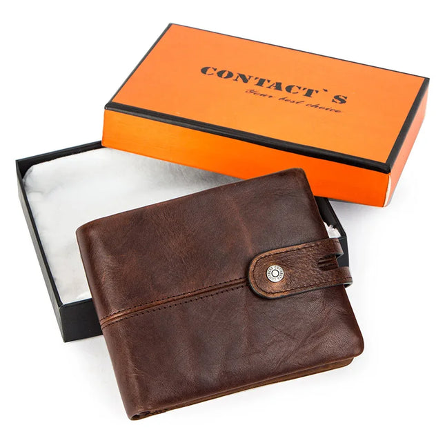 Men’s Crazy Horse Leather Wallet