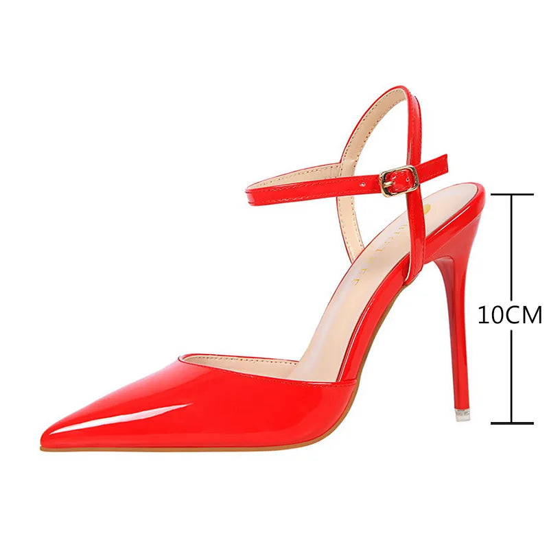 Patent Stiletto Heels-HighTouch