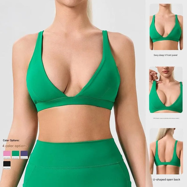 Plus‑Size Quick‑Dry High‑Support Sports Bra – Custom Fit & Comfort