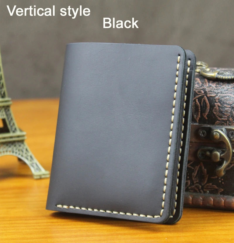 Vintage Crazy Horse Leather Wallet