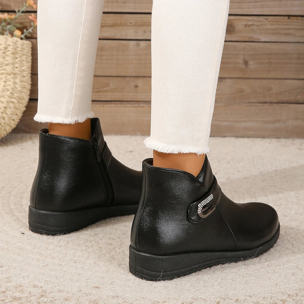 Women’s Warm Winter Snow Boots – Cozy, Non‑Slip Safety