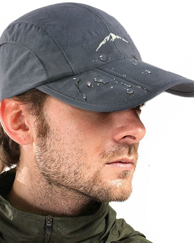 Water Proof Quick-Dry Outdoor Cap − Waterproof, Breathable, Foldable Unisex Hat