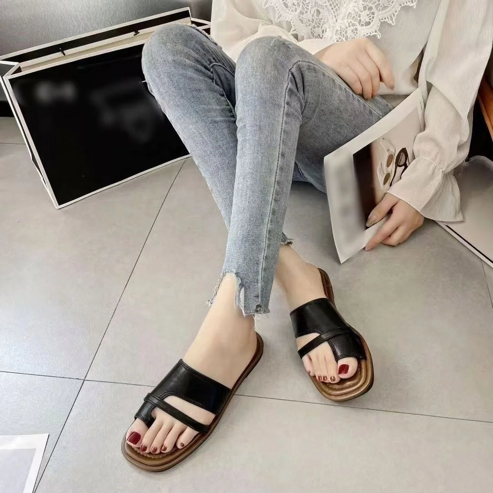Women's Fashion Sandals – Peep Toe, Strap, Rhinestone Decor-HighTouch