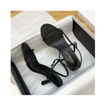 Summer high-heeled sandals for women Featuring a fine heel