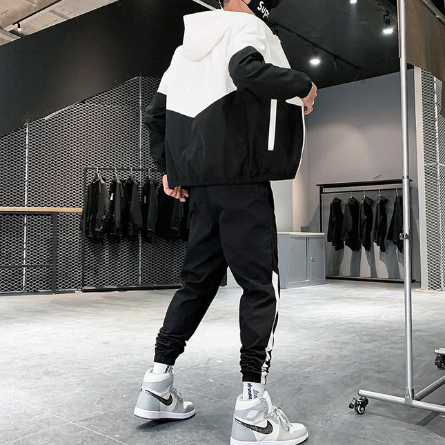 Men’s Hip Hop Tracksuit Set
