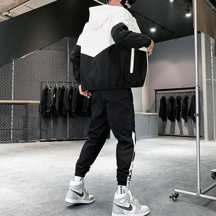 Men’s Hip Hop Tracksuit Set-HighTouch