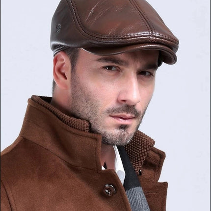 Genuine Cowhide Leather Dad Hat