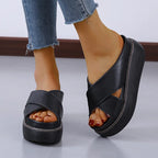 Women's Fashion Outdoor Slippers – Lightweight, Waterproof, Anti-Slip PU Sandals (Sizes 35-43)-HighTouch