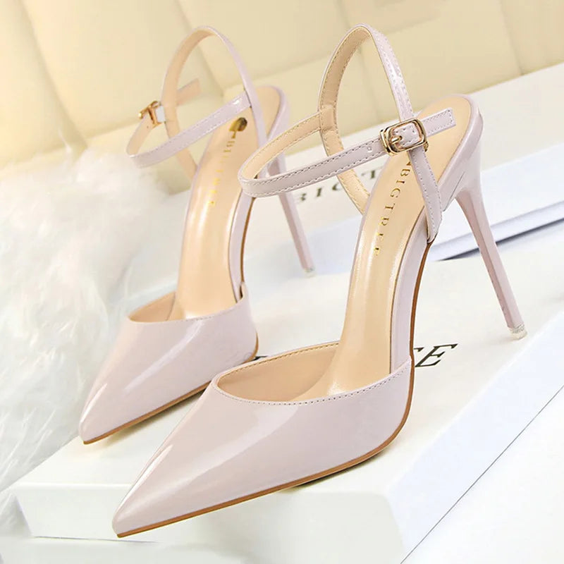 Patent Stiletto Heels-HighTouch