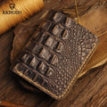 Retro Alligator Pattern Handmade Leather Wallet