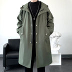 Oversized Hooded Streetwear Jacket Men-HighTouch