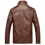 Leather Jacket Men Winter - Thicken Warm Coat-HighTouch