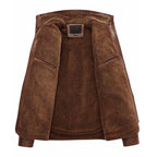 Leather Jacket Men Winter - Thicken Warm Coat-HighTouch