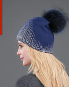 Blue Blue pompom