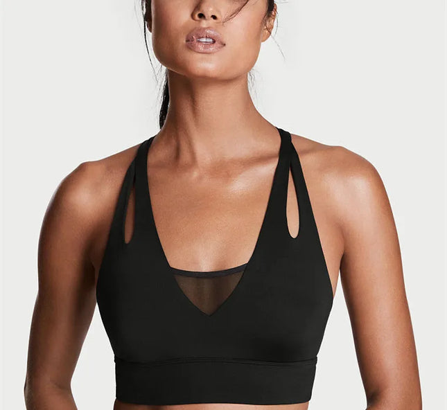 Women Sports Bra New Design Black Sports Bra.