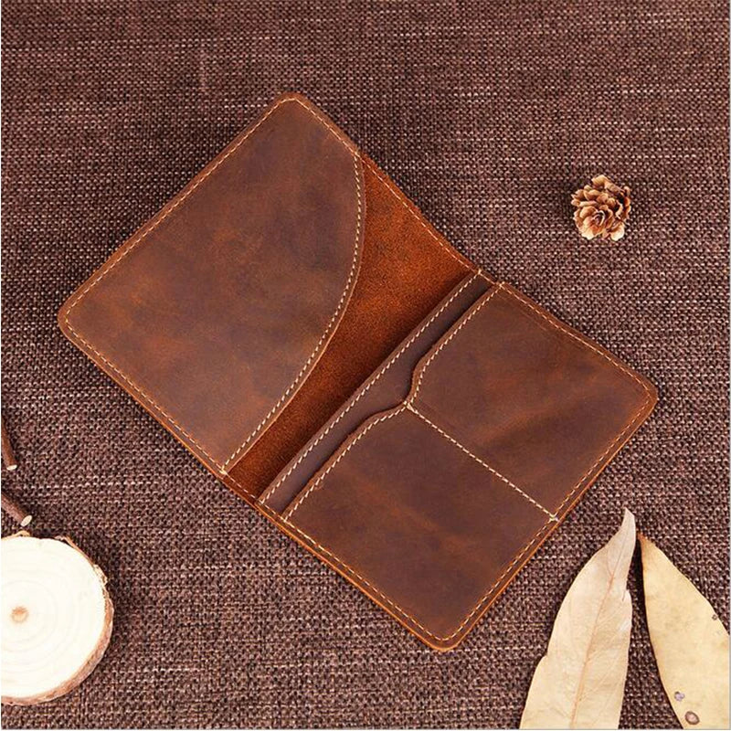 Genuine Cow Leather Passport Wallet