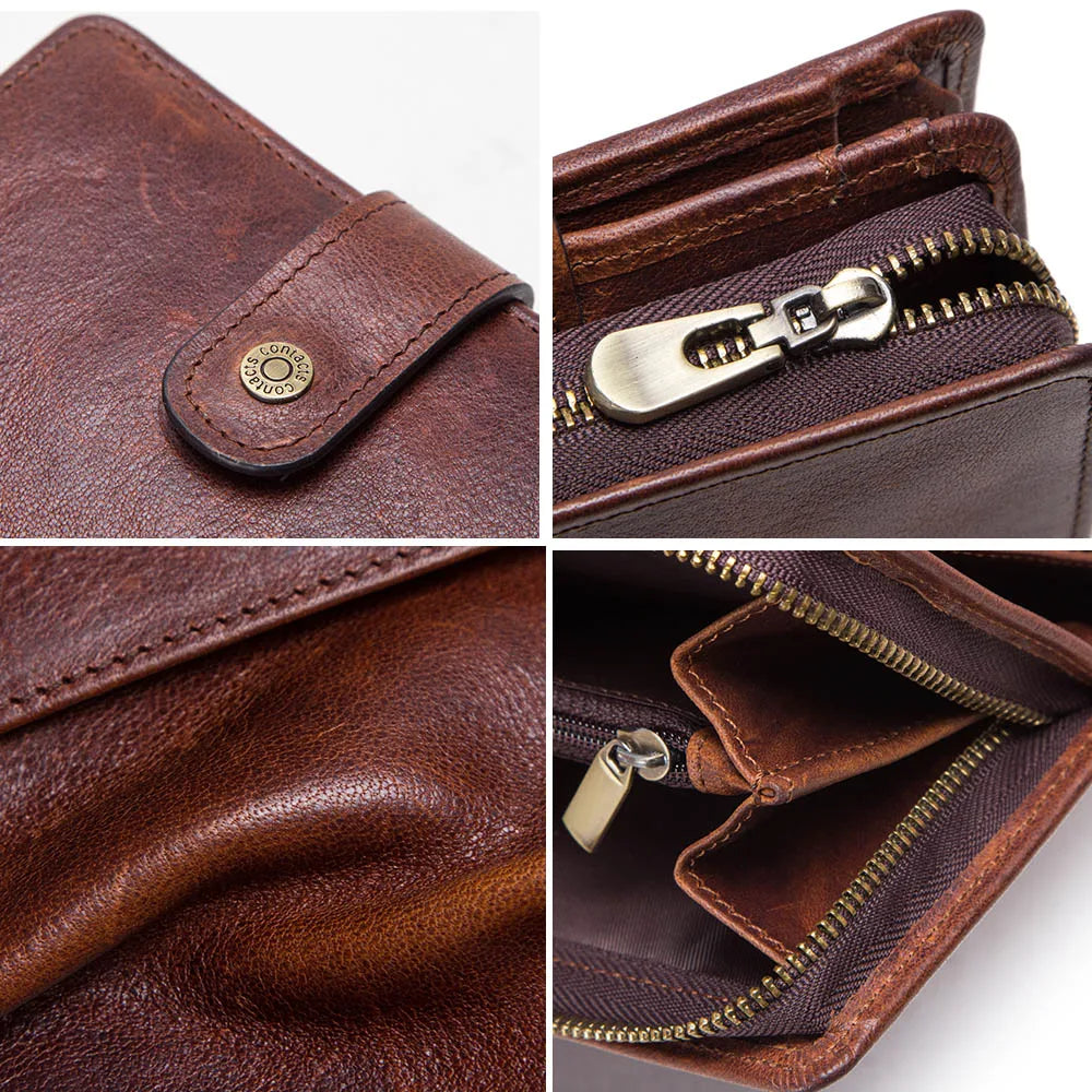 Genuine Leather RFID Wallet