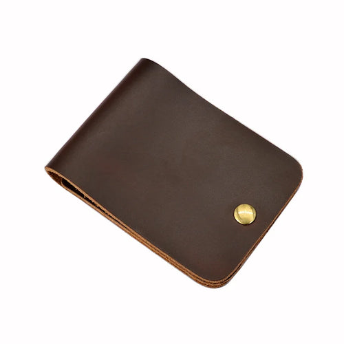 Handcrafted Crazy Horse Leather Card Holder-HighTouch