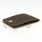 Handcrafted Crazy Horse Leather Card Holder-HighTouch
