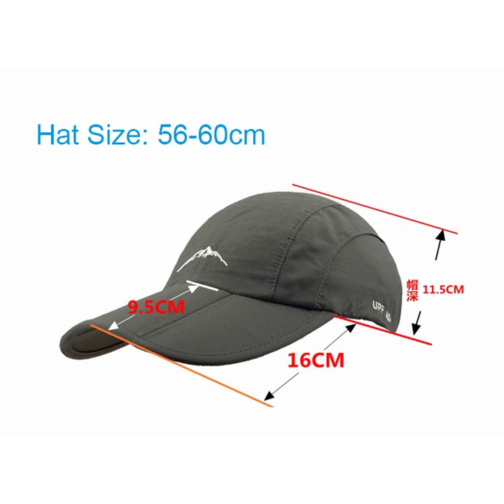 Water Proof Quick-Dry Outdoor Cap − Waterproof, Breathable, Foldable Unisex Hat-HighTouch