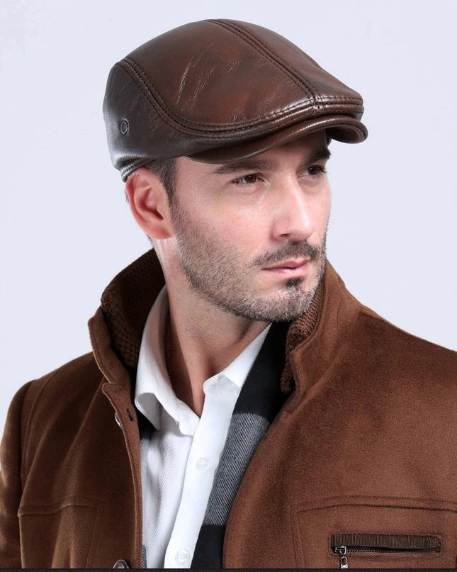 Genuine Cowhide Leather Dad Hat