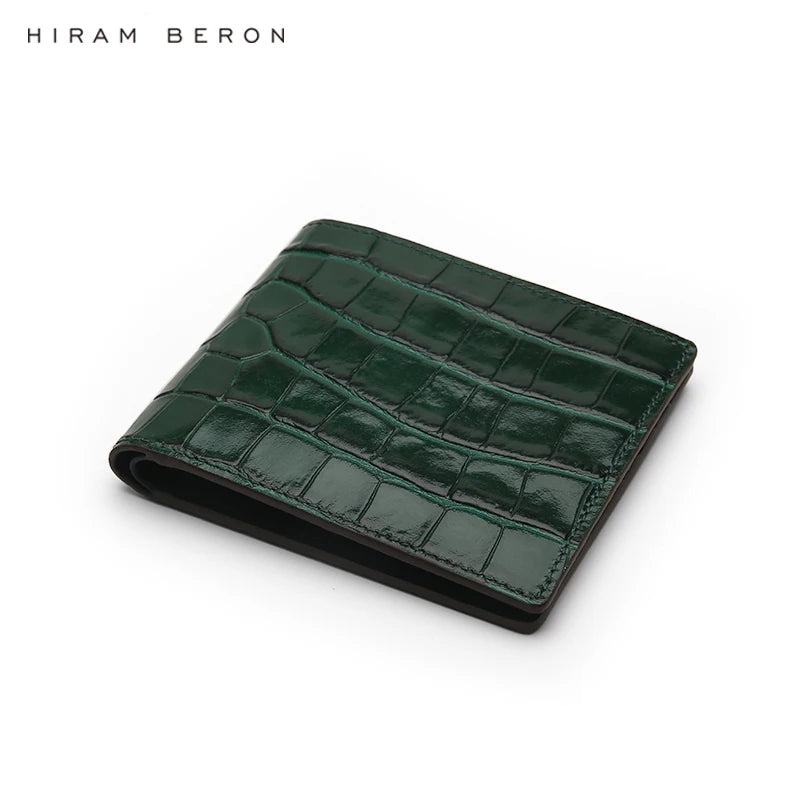 Personalised Croc‑Pattern Billfold Wallet