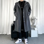 Oversized Hooded Streetwear Jacket Men-HighTouch