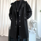 Oversized Hooded Streetwear Jacket Men-HighTouch