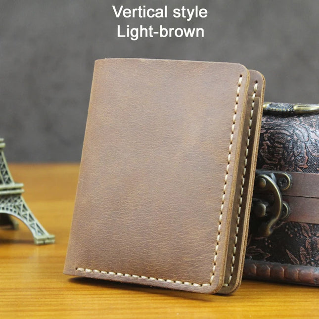 Vintage Crazy Horse Leather Wallet