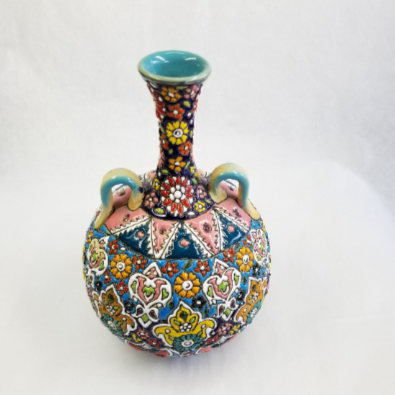 Minakari Two Handle Vase