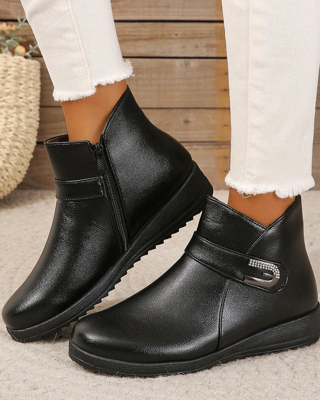 Women’s Warm Winter Snow Boots – Cozy, Non‑Slip Safety