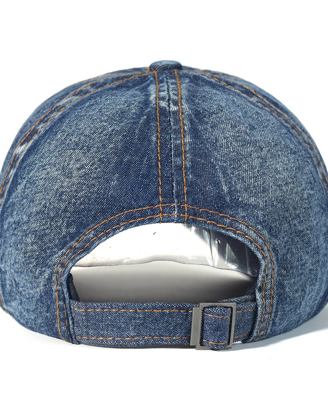 Vintage Washed Cotton Low-Profile Baseball Cap – Unisex Adjustable Dad Hat