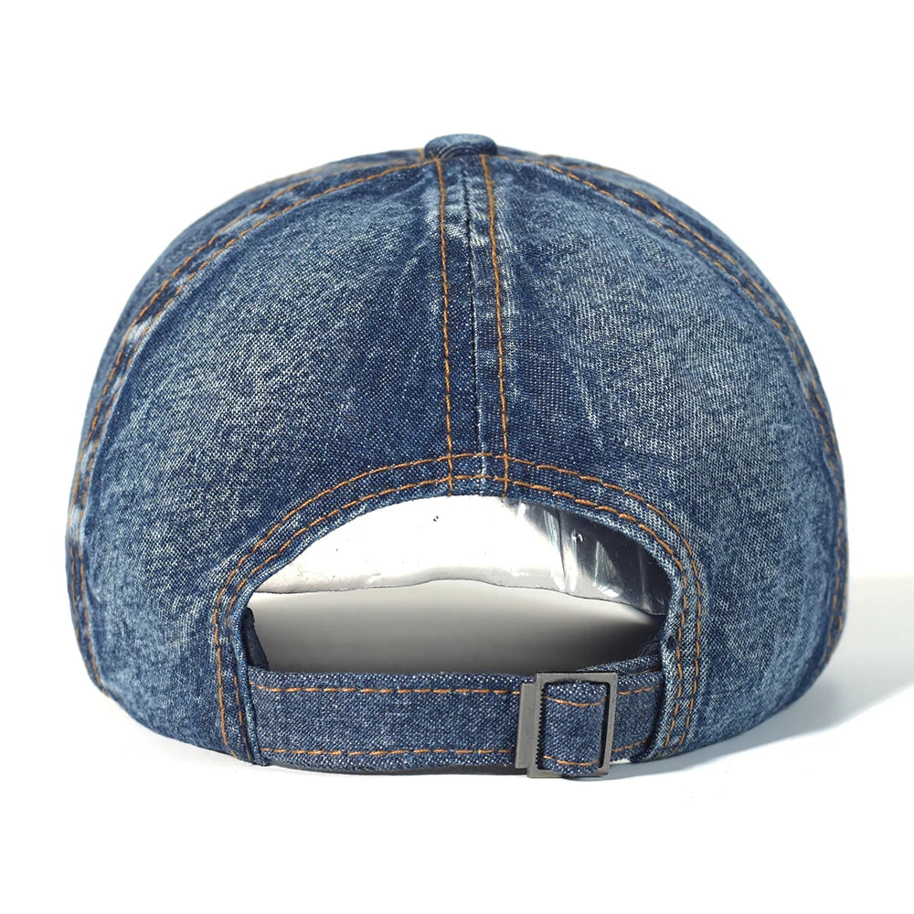 Vintage Washed Cotton Low-Profile Baseball Cap – Unisex Adjustable Dad Hat-HighTouch