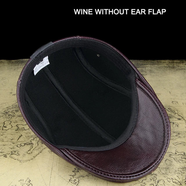 Genuine Cowhide Leather Dad Hat