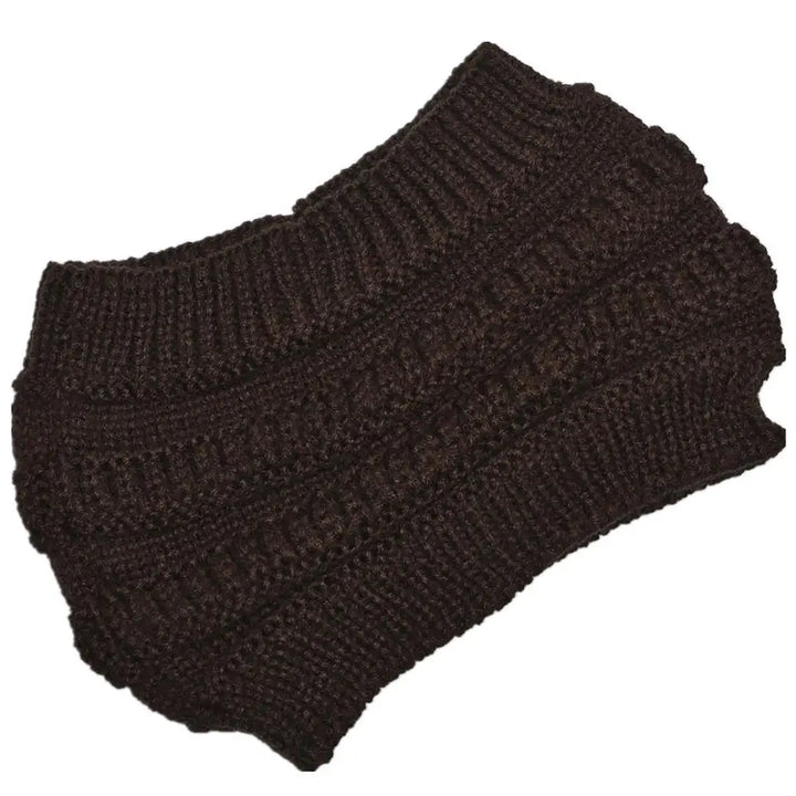 Women’s Ponytail Knitted Beanie-HighTouch