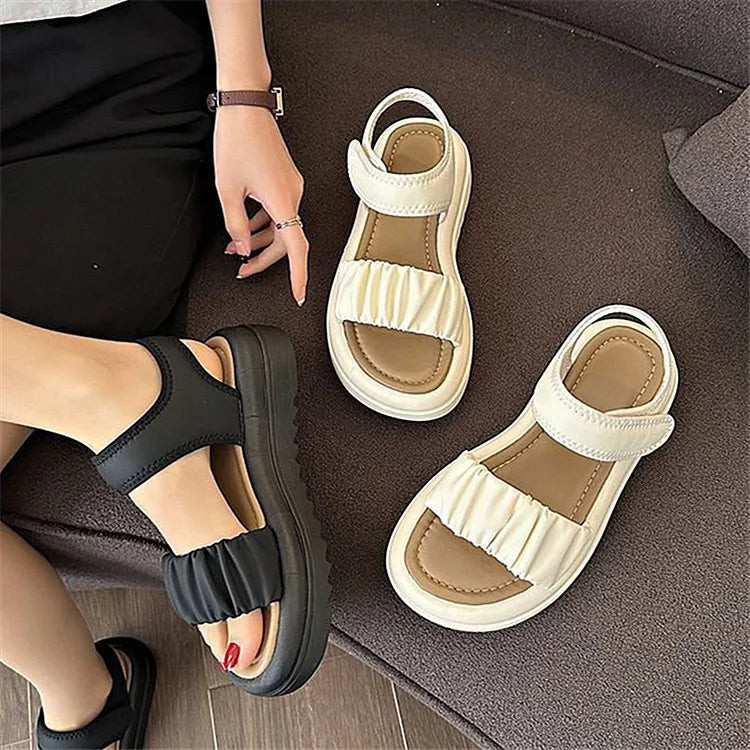 Platform Thick-Soled Roman Beach Sandals – Fairy Wind Summer Style-HighTouch
