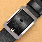 Men’s Leather Buckle Jeans Belt – High-Quality-HighTouch