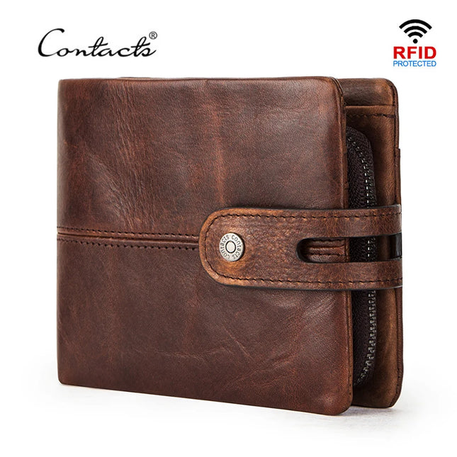 Men’s Crazy Horse Leather Wallet