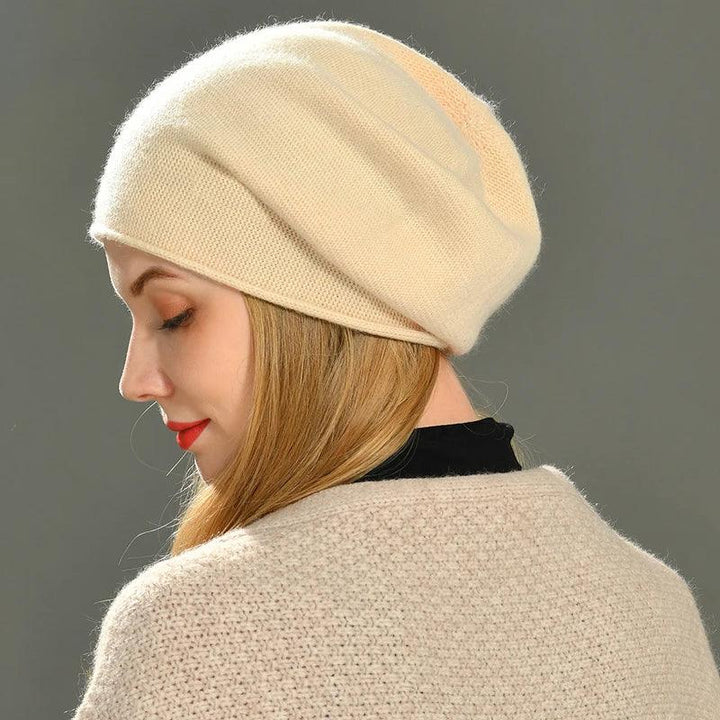 Women’s Soft Wool Slouch Beanie for Winter