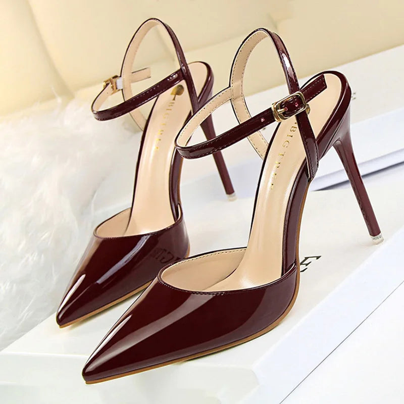 Patent Stiletto Heels-HighTouch