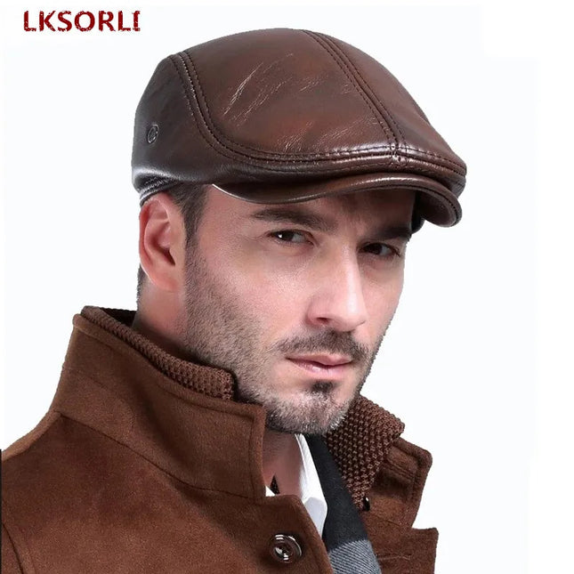 Genuine Cowhide Leather Dad Hat
