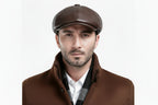 Cowhide Leather Dad Hat Without Ear-HighTouch