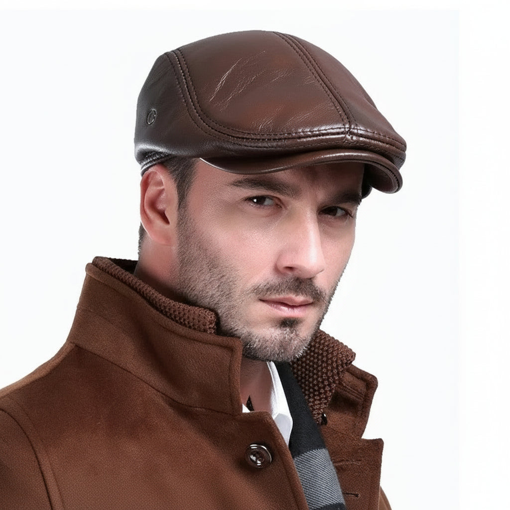 Genuine Cowhide Leather Dad Hat