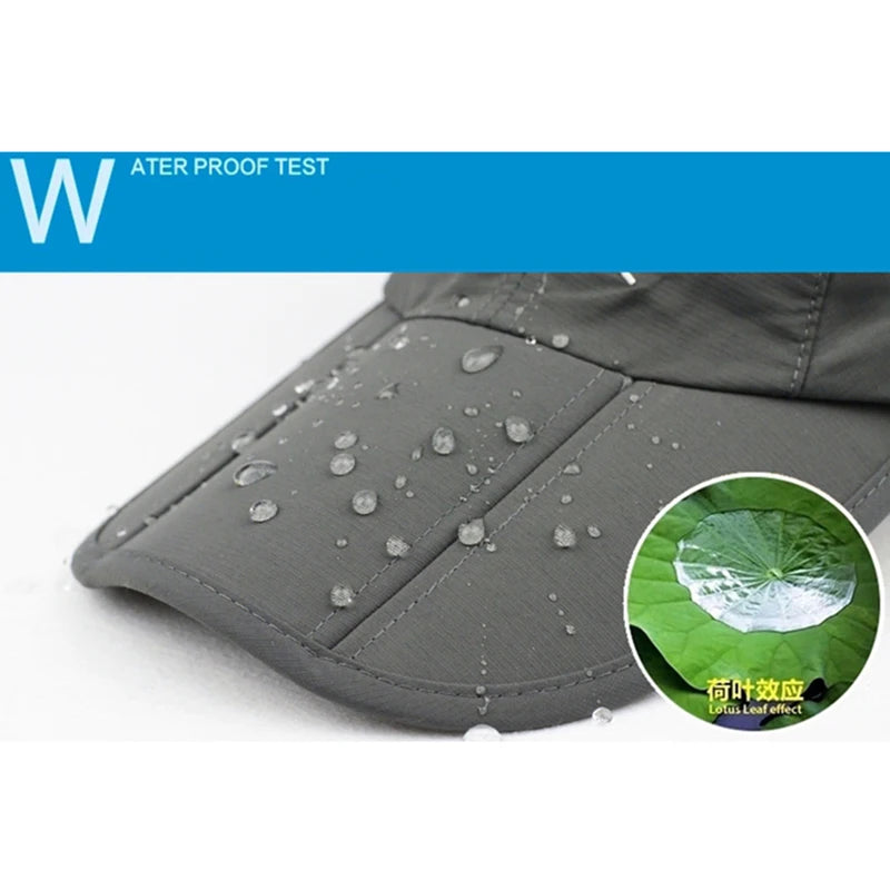 Water Proof Quick-Dry Outdoor Cap − Waterproof, Breathable, Foldable Unisex Hat