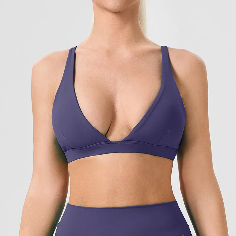 Plus‑Size Quick‑Dry High‑Support Sports Bra – Custom Fit & Comfort-HighTouch