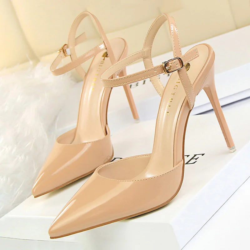 Patent Stiletto Heels-HighTouch