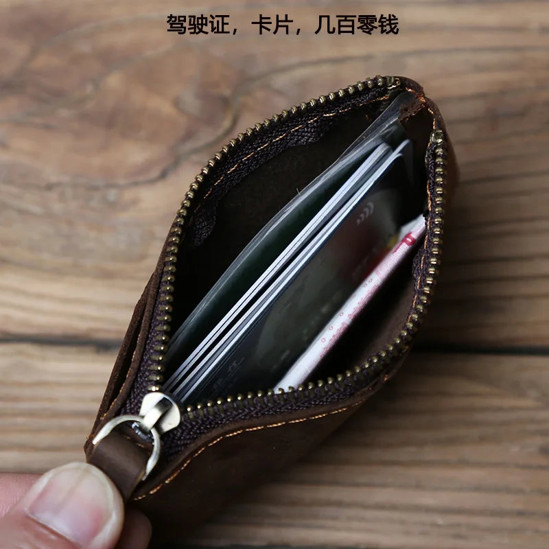 Leather Mini Coin Wallet