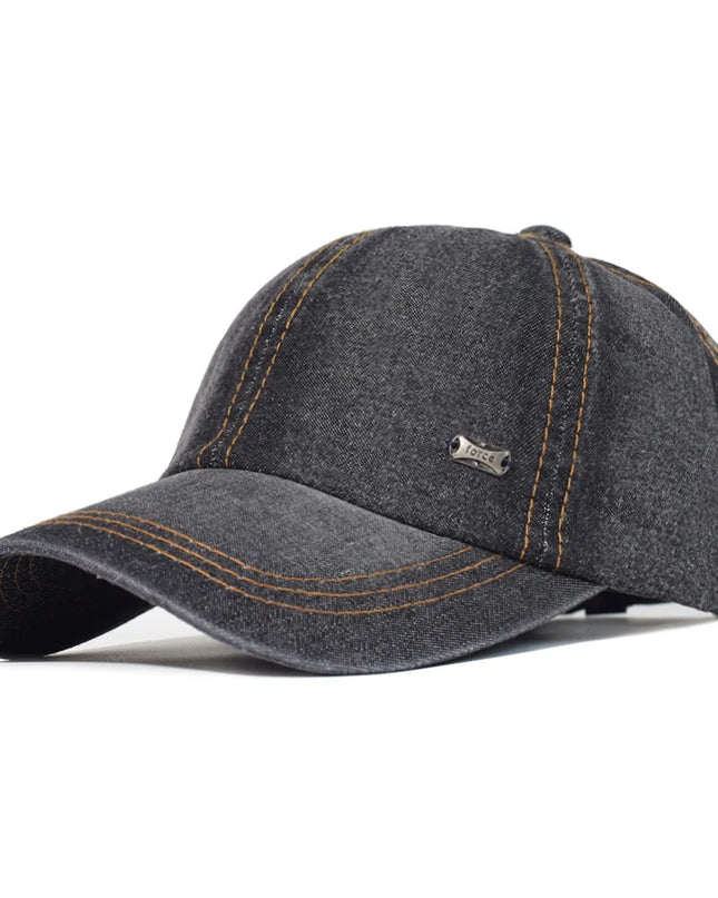 Vintage Washed Cotton Low-Profile Baseball Cap – Unisex Adjustable Dad Hat